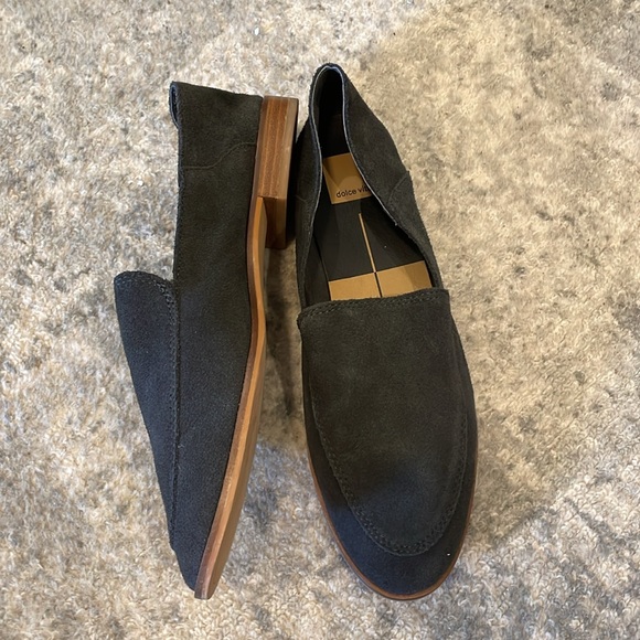 Dolce Vita (DV) gray anthracite suede loafers - 10 - Picture 3 of 6
